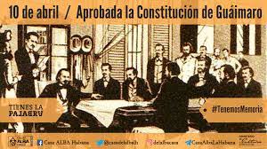 La  Constitución de Guáimaro (1869) fue el primer orden jurídico de la Cuba  libre. Memoria, verdad y dignidad. Eso comunicamos hoy. <a href="/benederto/">Benederto Travieso Gómez</a> <a href="/CubaCubacons/">Grupo Empresarial Construcción y Montaje</a> <a href="/HidysB/">Hidys Duménigo Baralt</a>  #100AñosConFidel #CubaSoberana