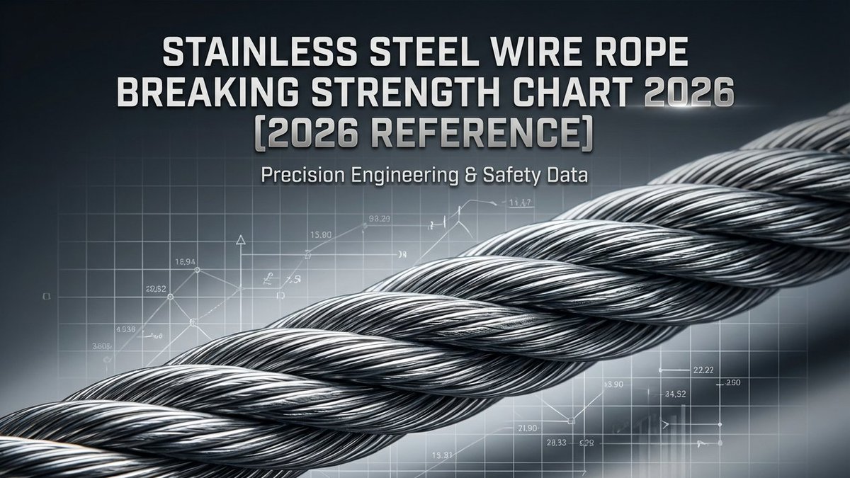 QianjunWireRope's tweet image. How much load can your wire rope handle?

We made a free breaking strength chart covering every size from 1/16" to 1" — for 7x7, 7x19, and 1x19 constructions.

Bookmark it. Print it. Share it.

👉 qianjun-wire-rope.com/blog/wire-rope…

#WireRope #StainlessSteel #Engineering