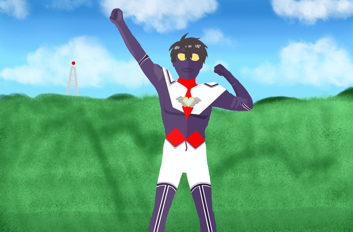 When Rentarou goes Ultra...

#100カノファンアート #100カノ #100kanojo #100girlfriends #100kano #Ultraman