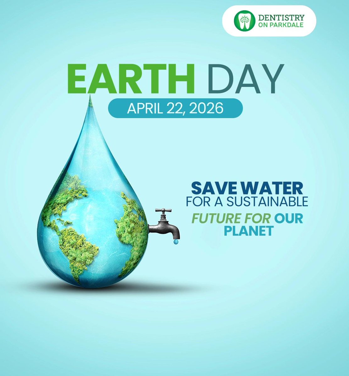 This Earth Day, we're taking a pledge to save water, and we invite you to do the same. Turning off the tap while brushing your teeth is a simple way to save water. Are you in? Let's help Mother Earth.
.
.
dentistryonparkdale.com
.
.
.
#earthday #hamilton #ON #dentistryonparkdale