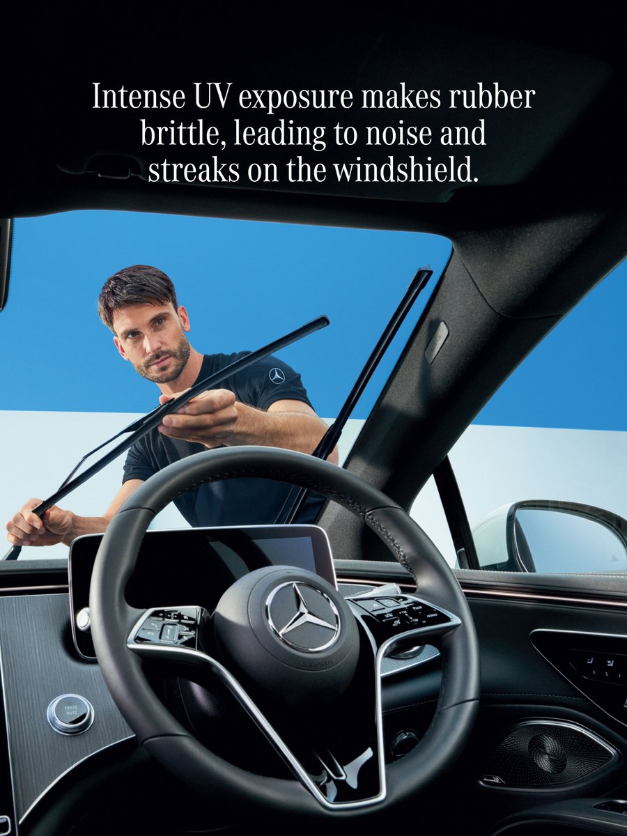 MB_SilverArrows's tweet image. Visibility is non-negotiable. Our Wiper checks your
blades for UV wear and silent operation, keeping your
windshield streak-free.

DM us to know more about expert care for your star.

#MercedesBenzIndia #MBSilverArrows #DriveWithConfidence #SummerCarCare #TWipercheck