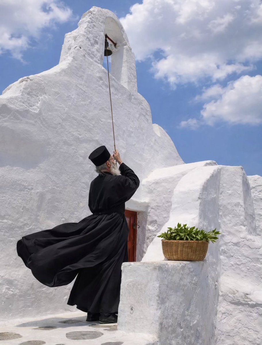 On this sacred day, even the wind seems to bow. The bell rings not in celebration, but in remembrance. A quiet echo of sacrifice, faith, and humility. Good Friday in the Greek islands. 🇬🇷
📷 rokaspanagiotis