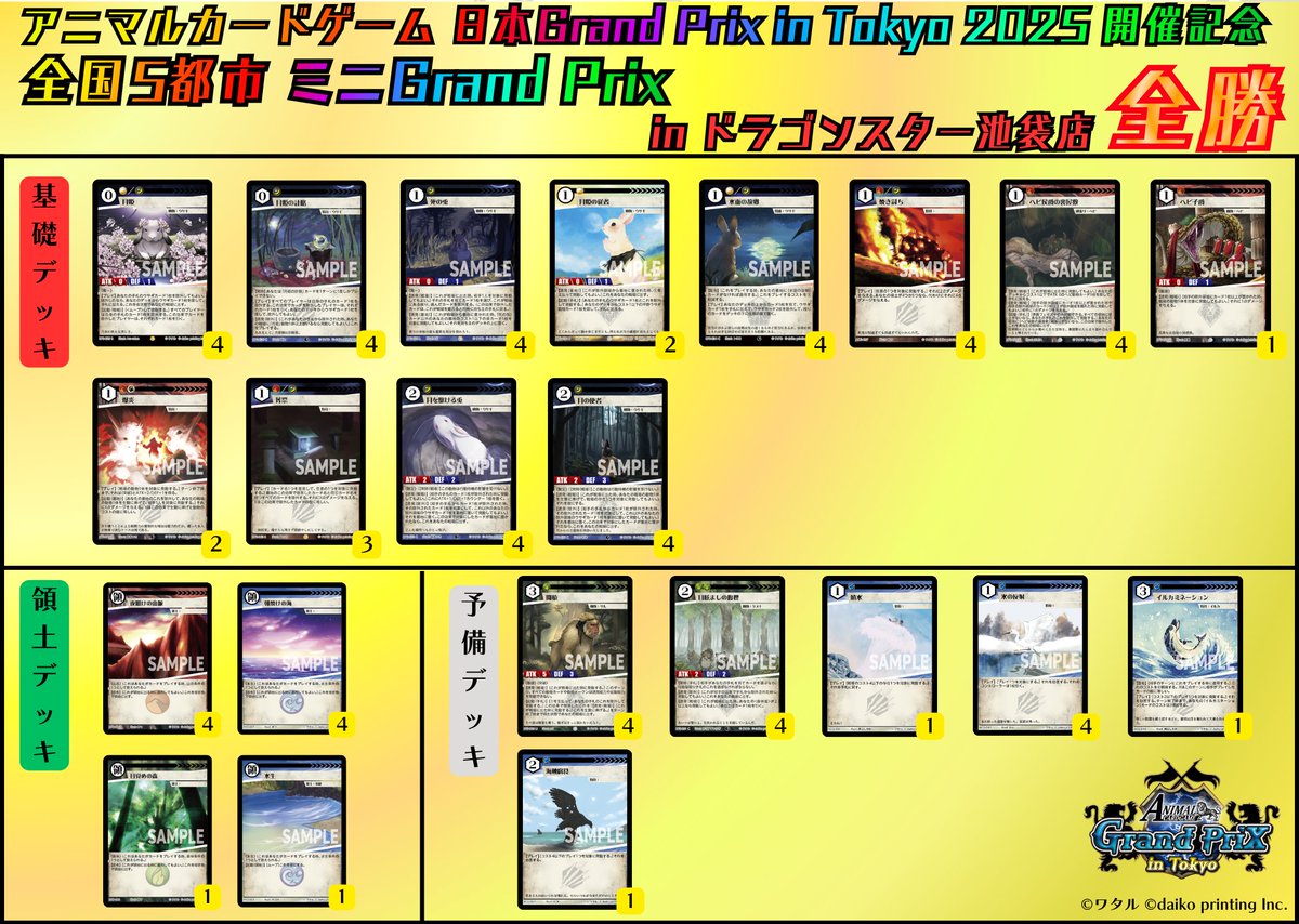 【公式】アニマルカードゲーム【ブースターパック「青嵐再来」好評発売中！！】 tweet media