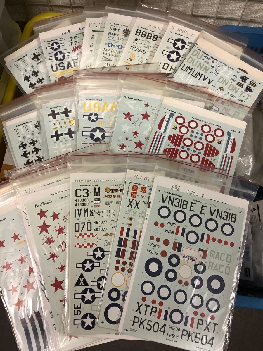 leonaludoet's tweet photo. デカール買取品また少し入りました〜(^o^) https://t.co/2nzOI7ctbh