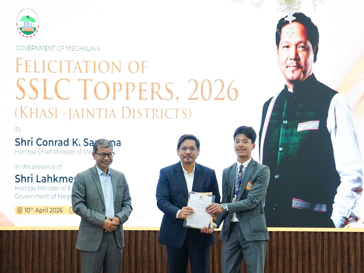 Conrad K Sangma tweet media