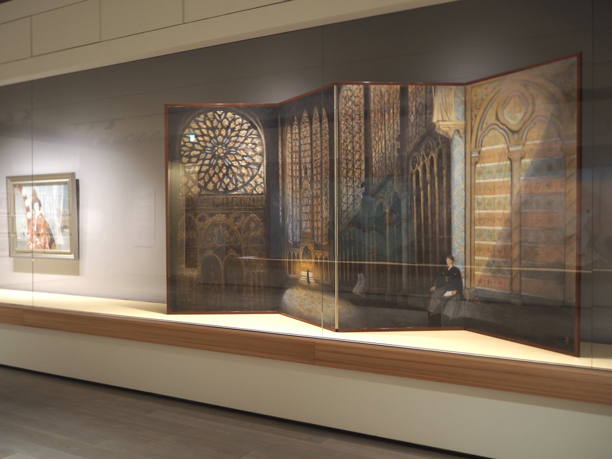 東京・白金台の荏原 畠山美術館では、4/11から「守屋多々志の華麗な歴史画」展が始まります。前田青邨の内弟子で、西洋美術の影響を受けながら近現代の「歴史画」を模索した異色の日本画家・守屋多々志の、東日本では30年ぶりの回顧展。ヨーロッパの建築空間を静謐に描いた独特の構図が目を惹きます。