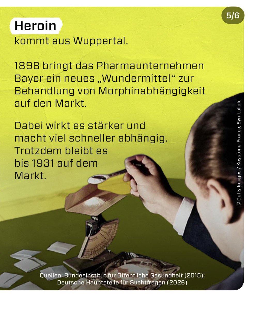 Deutschland hat die gängigsten synthetischen Drogen erfunden. 

Ohne Drogen kann man Deutschland offenbar  nicht ertragen