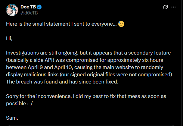 vx-underground tweet media