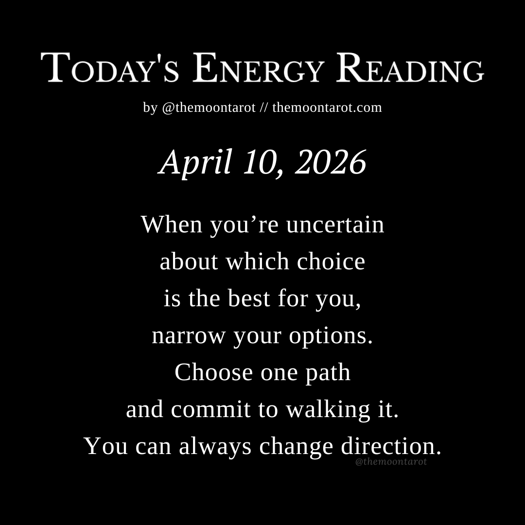 themoontarot_'s tweet photo. Today's Energy Reading: April 10, 2026 https://t.co/KS7vVrxyot