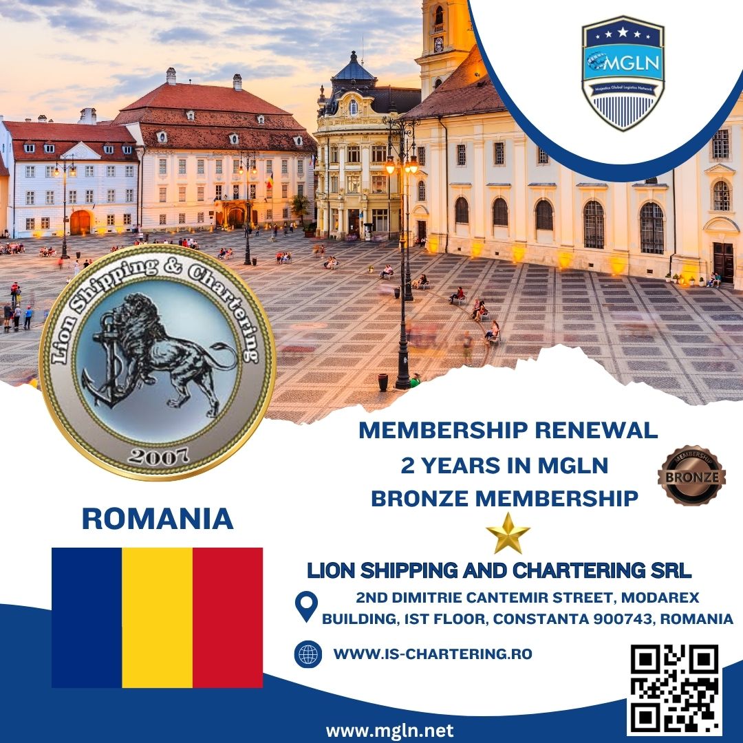 mgln_qatar's tweet image. 🌟 Another 2 years of partnership!

Thank you Lion Shipping and Chartering SRL, Romania for your continued trust 🤝

#MGLN #MembershipRenewal #GlobalNetwork #Logistics #Success