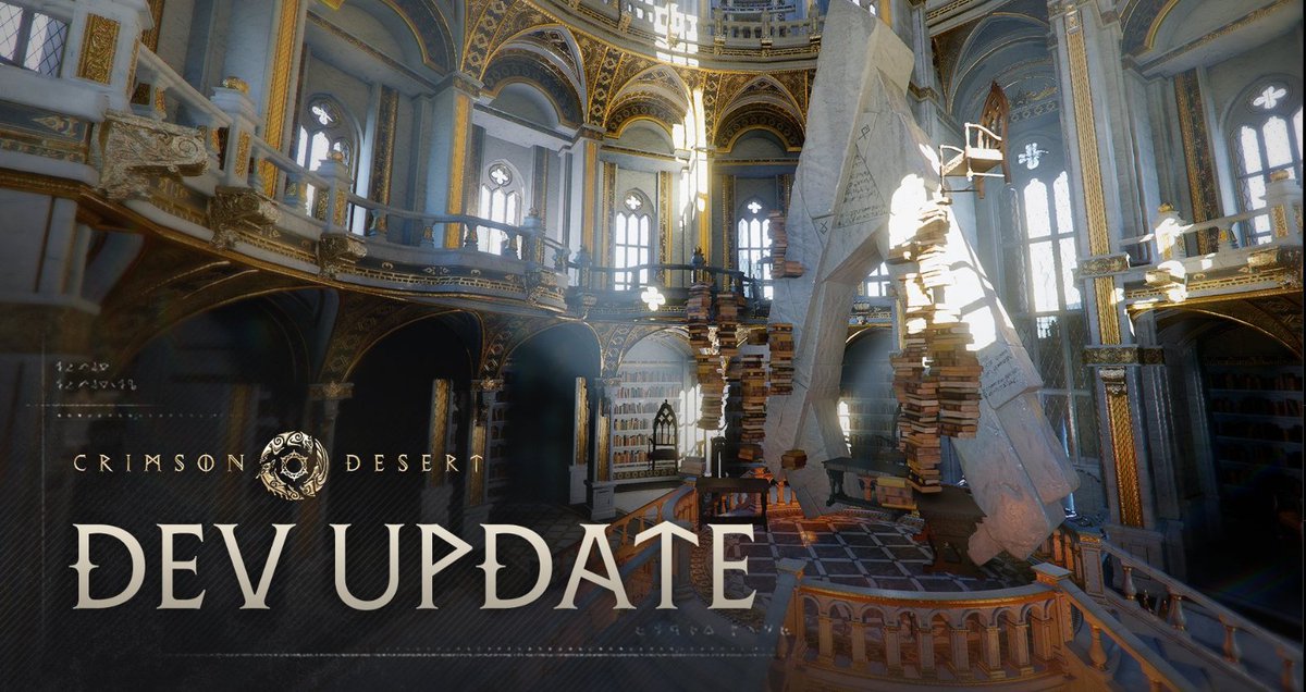 TEE_1O's tweet photo. Massive update for Crimson Desert.
- Difficulty settings
- New outfits
- Rematch boss fights
- More storage
- More Pets & Summons
- New item-type-specific storage
- UI & control improvements
- And much more

Devs at Pearl Abyss are winning big by giving players what they want; it's really that simple.

https://t.co/6pvwjw7V4i