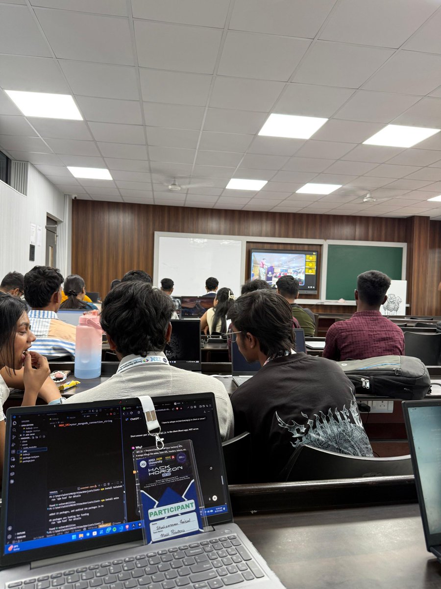 NaazShaquiba's tweet image. First 24-hour hackathon 🚀
HackHorizon, here I come!

Excited, nervous, and ready to build something crazy 💻✨
Need all your wishes &amp;amp; a little bit of luck 🤞

Let’s see what I can pull off in 24 hours 👀🔥
#Hackathon #HackHorizon #FirstHackathon