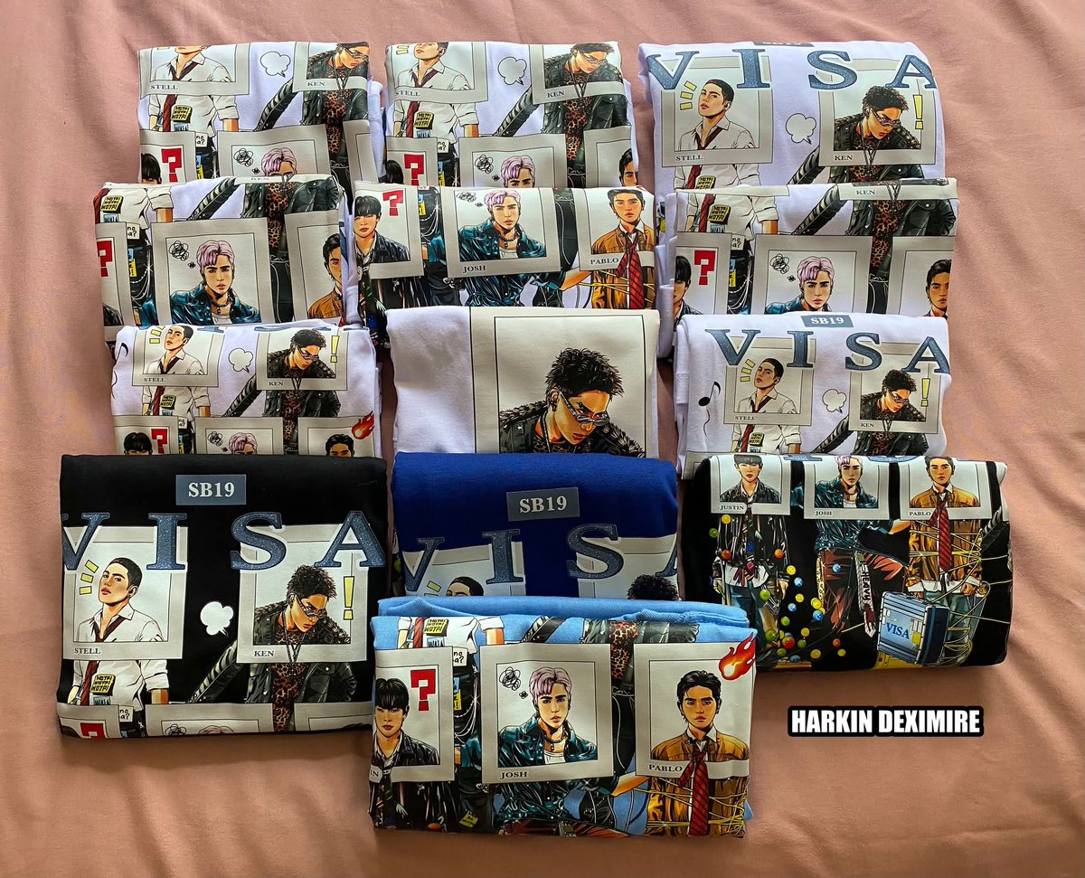 Thanks so much to everyone who waited for my VISA fanart! Can't wait to see you guys wearing these in the concert! 🤗🔥

#SB19 #WakasAtSimula #SB19WakasAtSimula #SB19WaS #art #artwork #drawing #draw #design #illustration #illustrationart #Shirt #Order