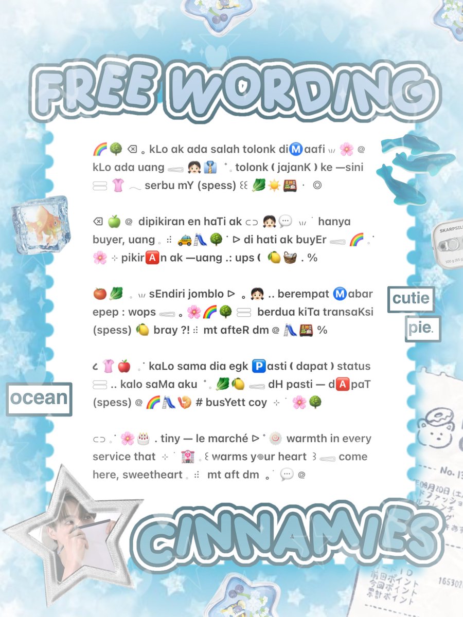 ׁ ✿ naka, free wording on pin 📌 tweet media