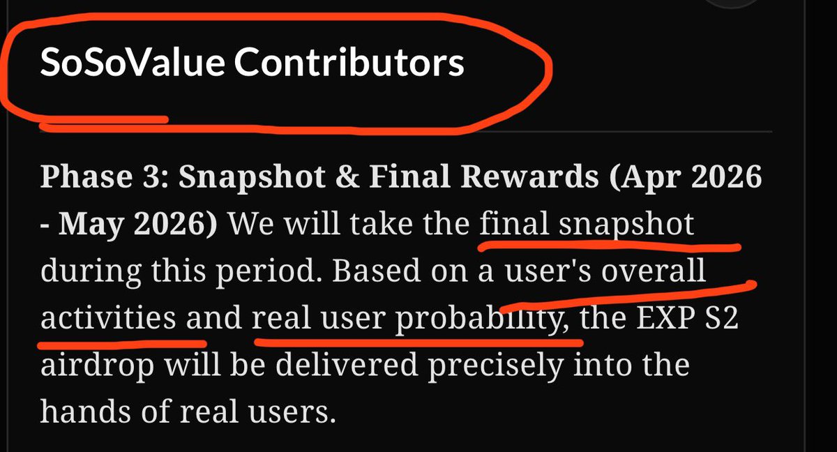 sleektru's tweet image. 🚨SoSoValue Snapshot Update

Snapshot will be done silently to avoid “foul plays” ❌

Announcement Will be made after Snapshot ✅