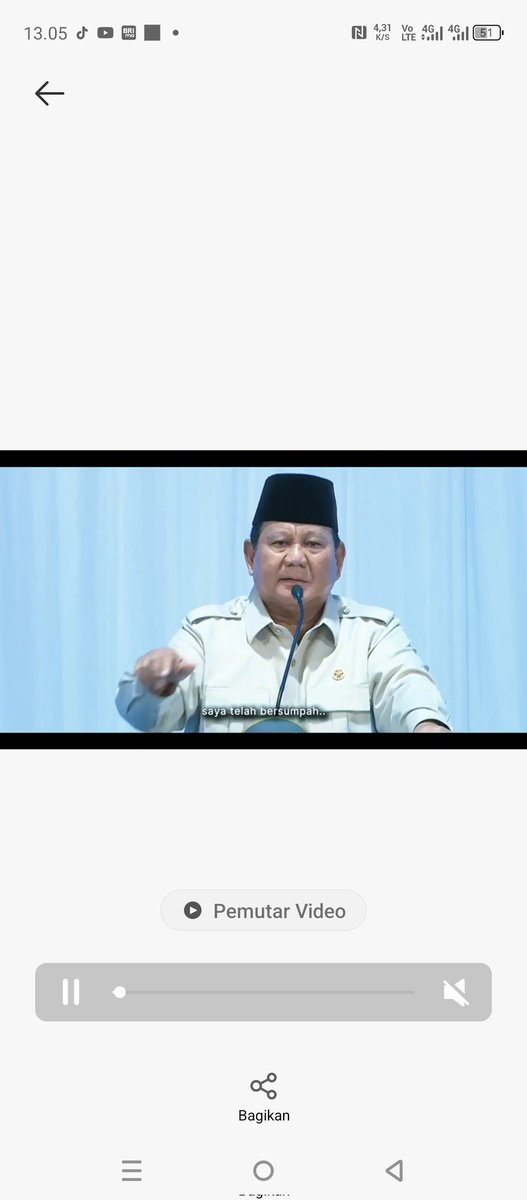 Presiden Prabowo Dari Medan Perang Hingga Kursi Kepemimpinan, Hati Tetap Sama: Untuk Rakyat dan Bangsa Indonesia. ✊🇮🇩

<a href="/YandriSusanto/">Yandri Susanto</a> 
@SekretariatNegara RI
#KementerianDesaPDT
#BPSDMKementerianDesaPDT
#TerimakasihBapakPresiden 
#NegarawanSejati
#KerjaTenagaPendampingBerdampak