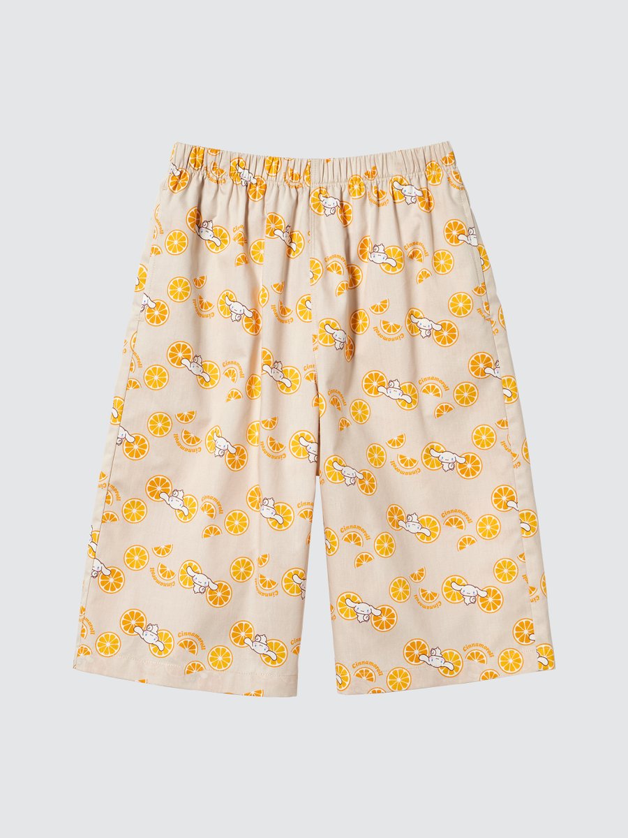 UNIQLO_JP's tweet photo. 【来月発売の注目アイテム】
お客様のご要望にお応えして、
GIRLSのリラコがサンリオキャラクターズのデザインになって復活💫

『サンリオキャラクターズ コットンリラコ』
サンリオキャラクターズとフルーツにちなんだデザインを組み合わせた、キュートなコレクション🍎🍍🍊
https://t.co/7KXhMIiYlF https://t.co/2SczdOtheN