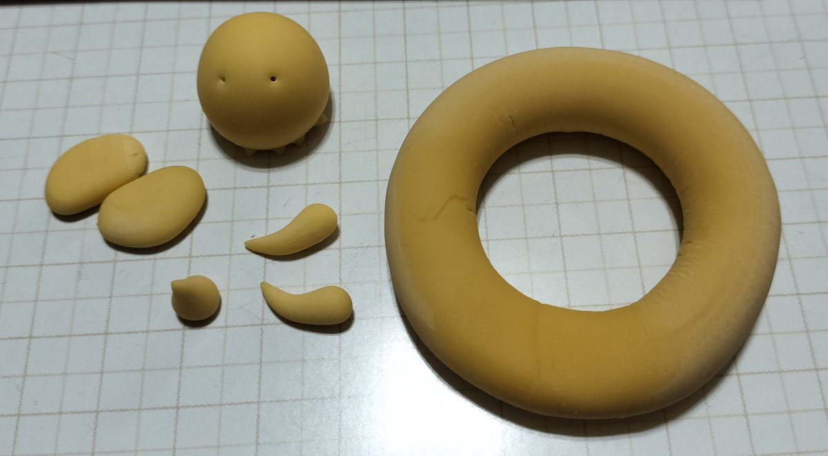 はい！小さかったできゅ！( ｰ`дｰ´)
しかし！粘土が無い！