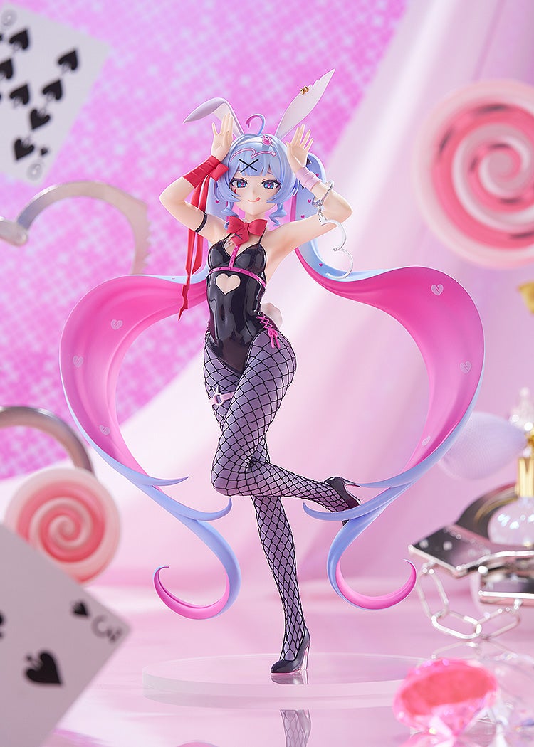 α1 初音ミク ラビットホール&バニー スリーブ&プレイマット バニースーツ姿の初音ミクがポッパレ Lサイズで登場。「POP UP PARADE
