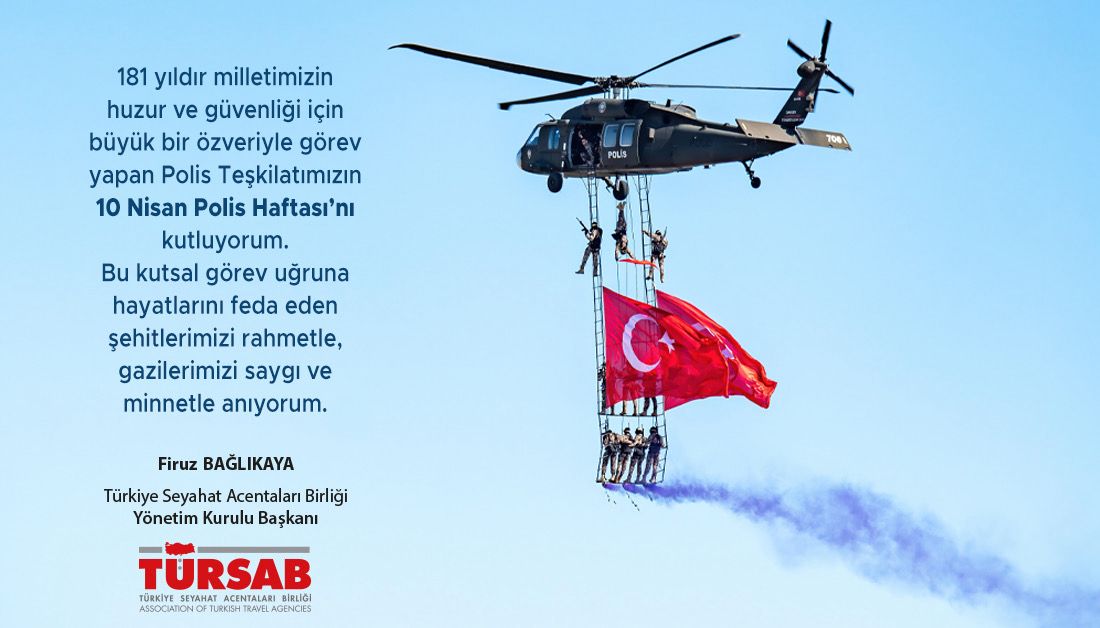 181 yıldır milletimizin huzur ve güvenliği için büyük bir özveriyle görev yapan Polis Teşkilatımızın 10 Nisan Polis Haftası’nı kutluyorum.

Bu kutsal görev uğruna hayatlarını feda eden şehitlerimizi rahmetle, gazilerimizi saygı ve minnetle anıyorum.