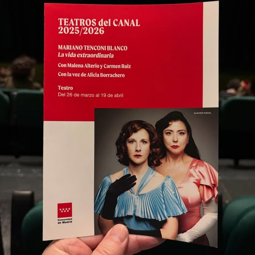 lucasfh1976's tweet image. #anewdayhascome #comienzaunnuevodía Vayan y disfruten con @malenaalterio y @_CarmenRuiz en #LaVidaExtraordinaria de @MarianoTenconi en @teatroscanal #teatro #dameteatroquemedalavida
