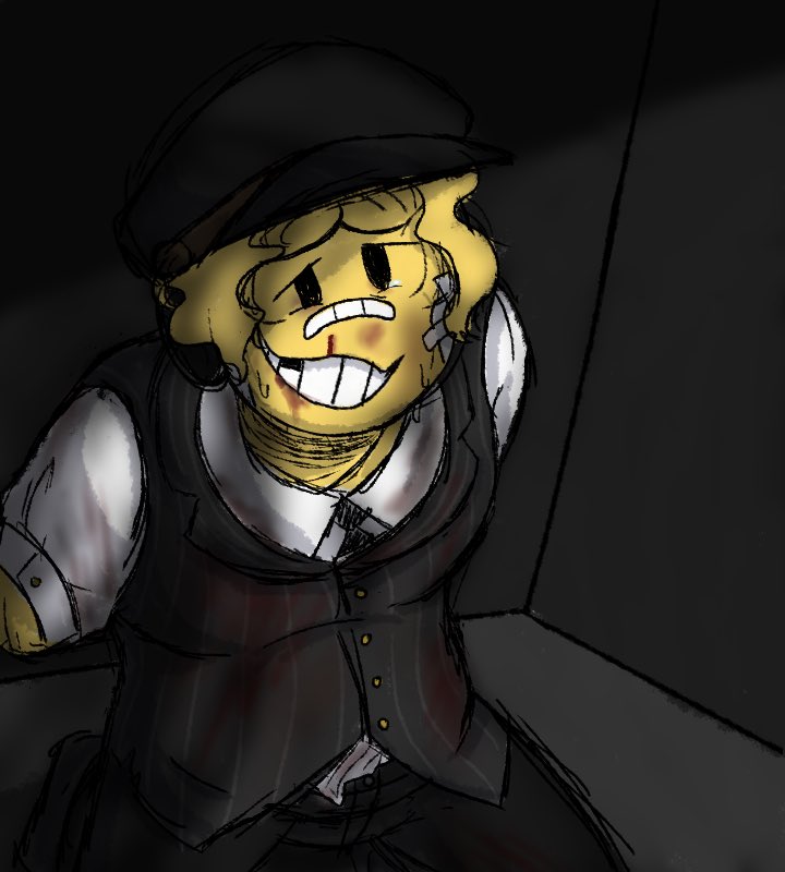 raetreader's tweet photo. [CW for blood/injury]

“Boss! I didn’t think you’d go lookin’ for me! ……I wanna go home………..”

#Contractee #mafialings https://t.co/OQWrOOgmRi