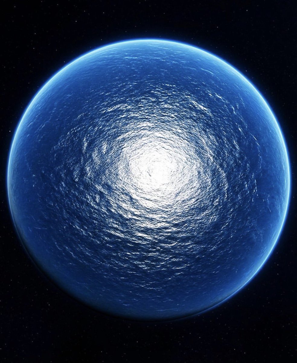 amazing_physics's tweet photo. Quebec researchers have discovered an exoplanet entirely covered in water. 

Located 100 light-years away, TOI-1452 b is estimated to be about 70% larger than Earth and likely has much deeper oceans. https://t.co/Mrfwjg4GDp