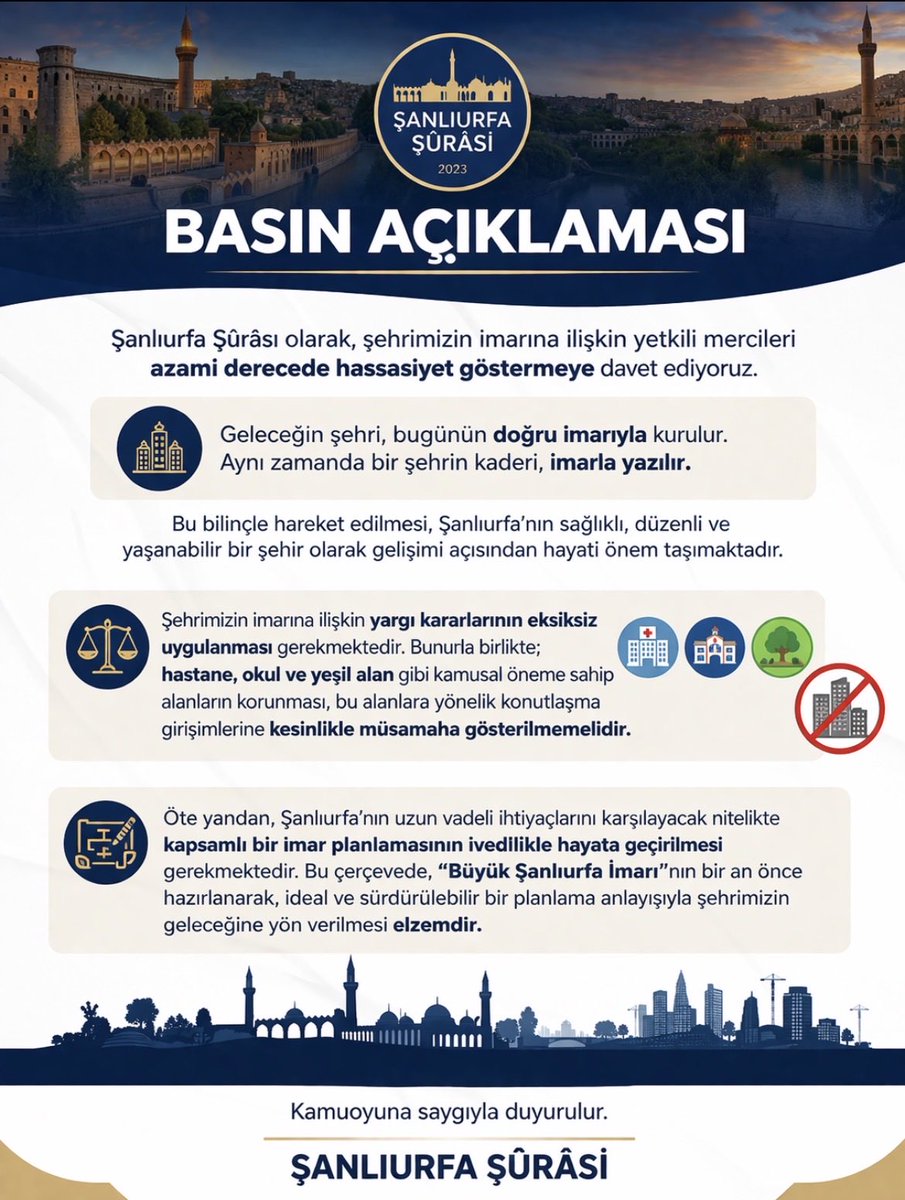 Şanlıurfa Şûrâsı tweet media