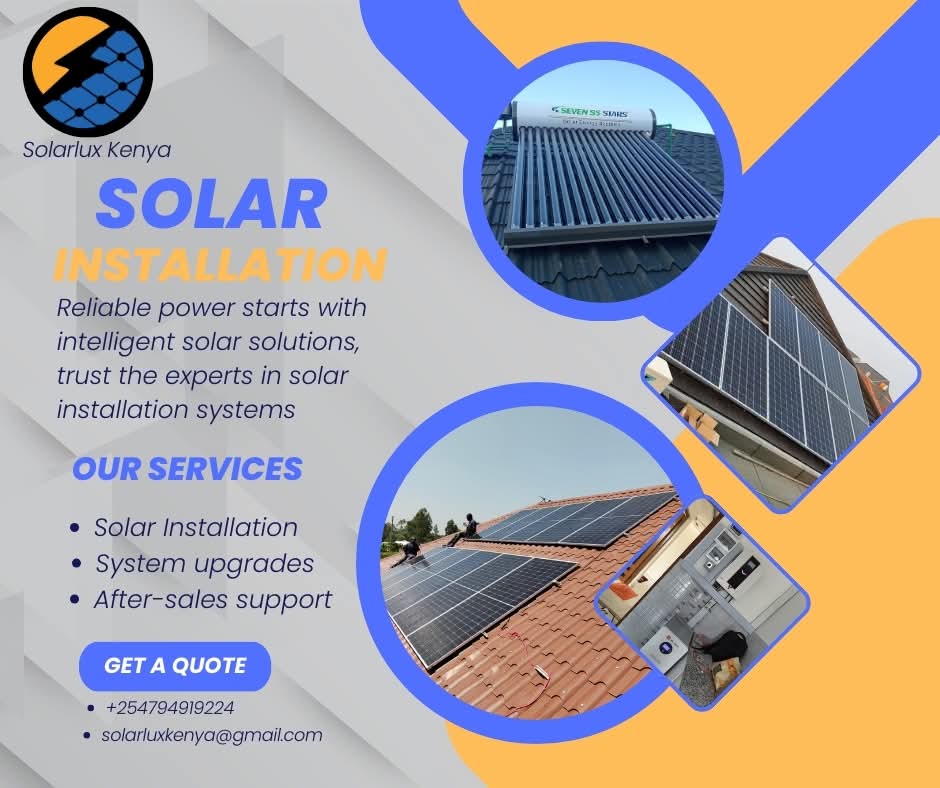 Solarlux_KE's tweet photo. Come one, come all solar solutions for everyone. 
From panels and inverters to batteries and water heaters, we’ve got everything you need to power your home or business.
Quality products. Reliable performance. All in one place.

Contact us on 0794 919 224/0703 271 515 https://t.co/LD4ZdXwxkx