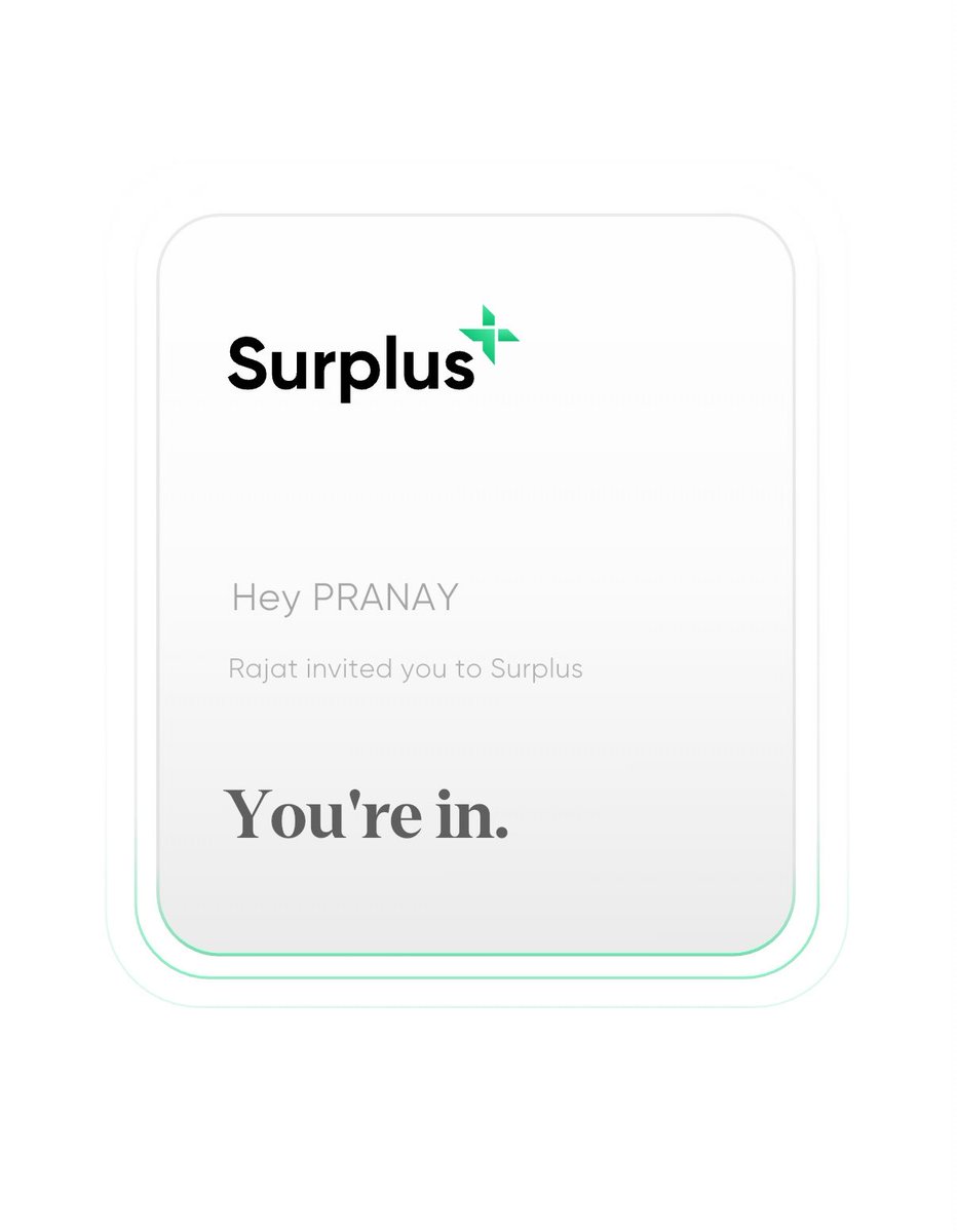 pronoy's tweet photo. got access to @Kuvera_In surplus thanks to @whatsInTheName_ 

was a kuvera user since years, now post cred acquisition the app looks sleek, clean and got the features covered i need to track and manage my money and invest at the same time. 

kudos to @CRED_club for taking the right decision to make kuvera part of it.