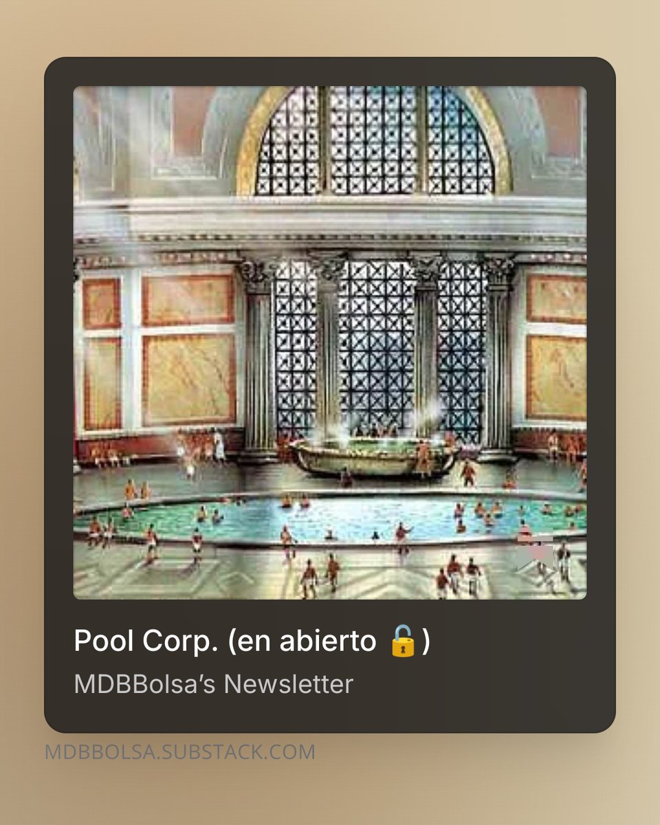 MDBBolsa's tweet photo. Cómo analizar un Distribuidor $POOL 🏊‍♂️

En abierto para todos🔓

Aprovechando el último pod. de @AccionEAFI os he mandado esto en el que hablo de los aspectos cuantitativos de los distribuidores

Así, combinando todo, estaréis preparados para analizar cualquier empresa de este tipo

Y no os sorprenderán unas cifras que, a priori, no parecen muy buenas…

Se agradece mucho un ❤️🔁