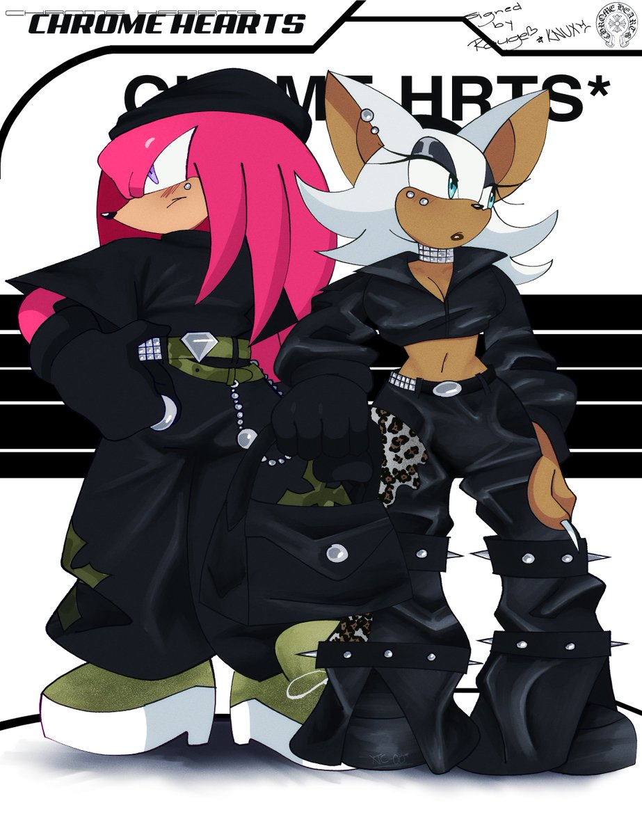 CHROME HEARTS 4 DA WHOLE ROOM

#knuxouge #sonicartist #rougethebat #knucklestheechidna