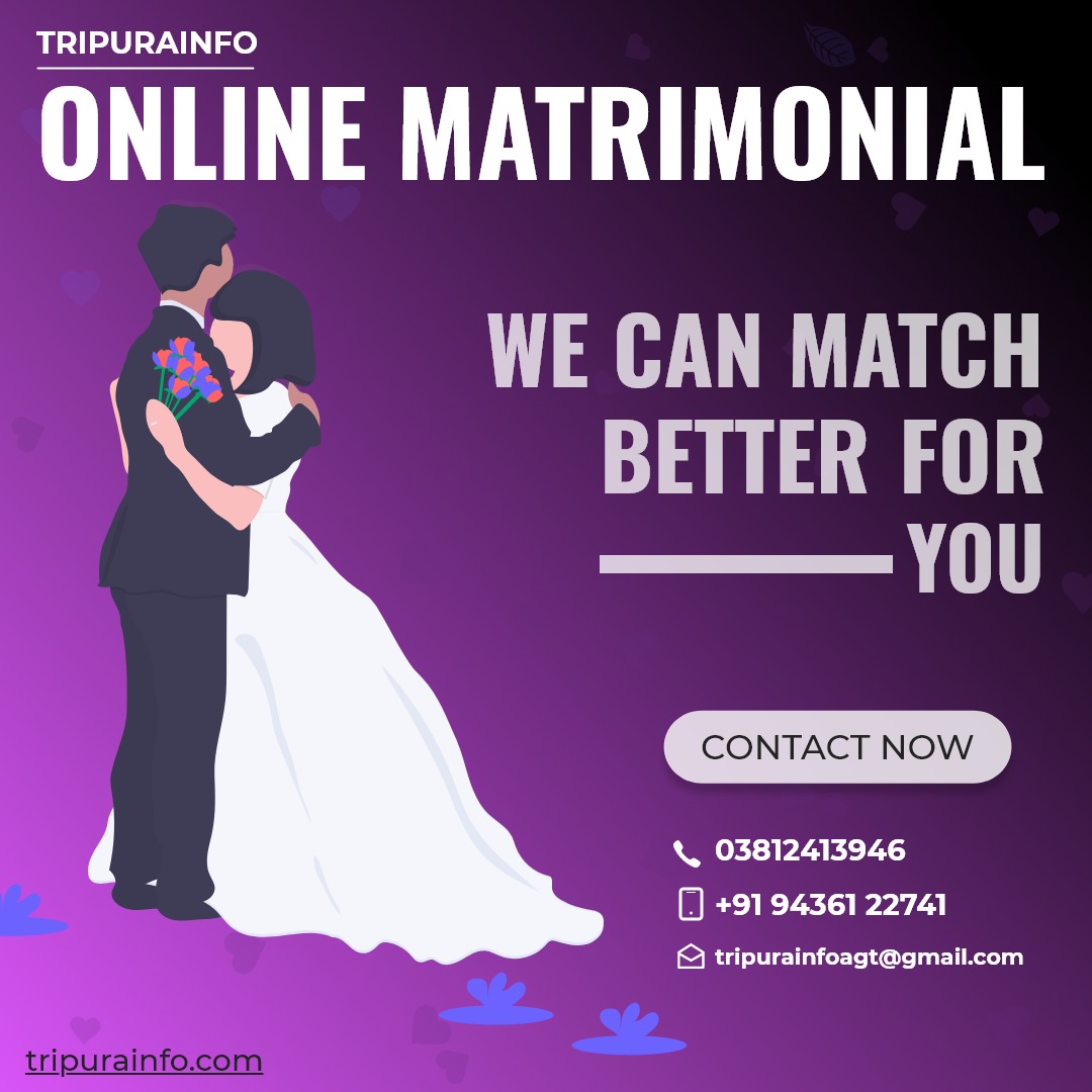 tripurainfo's tweet image. Choose Your Special Someone..............
With Tripurainfo Matrimony Service
#TripurainfoMatrimony #FindLove #LifePartner #Marriage #Tripura #Relationships
For registration click on the link tripurainfo.com/Matrimonials/D…
For details please call 0381-241-3946/7005361035