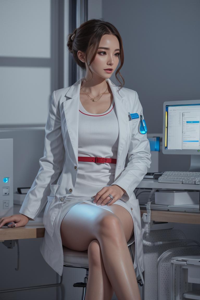 AIkatuyou's tweet photo. 研究者とお医者さん、
どっちが好みのタイプ?
白衣って不思議と似合う人と似合わない人がいるよね。
#AI美女 #白衣 #LabCoatStyle https://t.co/xvMYTkbgg3
