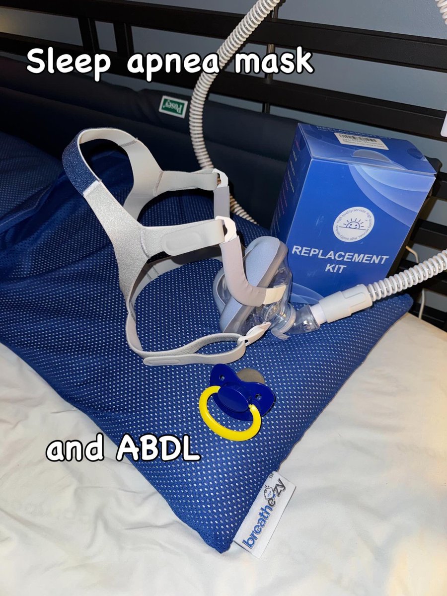 bouncy_alex's tweet image. My way to deal with sleep apnea diagnosis, CPAP therapy, and my ABDL lifestyle. 💤😷🛌
#abdllifestyle #sleepapnea