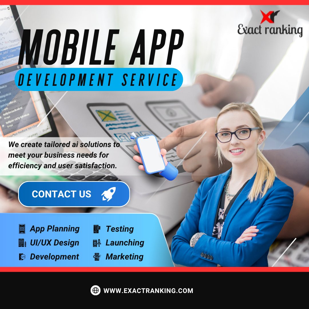 ExactRanking's tweet photo. Our mobile app development services deliver innovative,

Visit us- https://t.co/BIIuTrTNr8

#AppPlanning #Testing #UIUX #Design #Development #Marketing #FlutterDevelopment #ReactNative #SwiftDevelopment #CrossPlatformApps #HybridApps #NativeApps #AppTechnology #exactranking https://t.co/06bhK1bEIQ