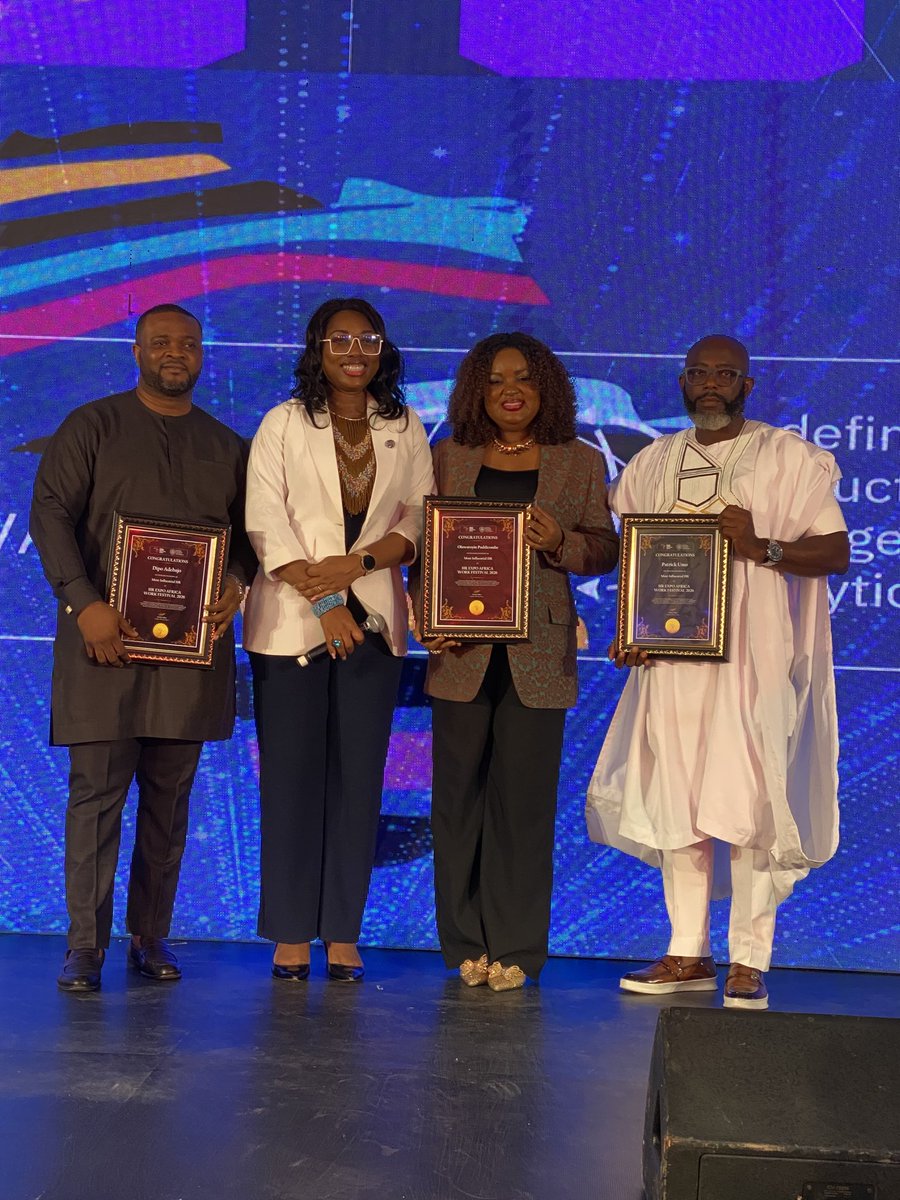 Patrick_Akam's tweet photo. Extremely humbled to make the HREA 2026 HR Most Influential List. Grateful to be able to take a moment and celebrate a personal milestone.

The goal remains: fixing jobs, careers, and workplaces across Africa. Let’s keep disrupting. 🚀 https://t.co/f2n7ySpDs5