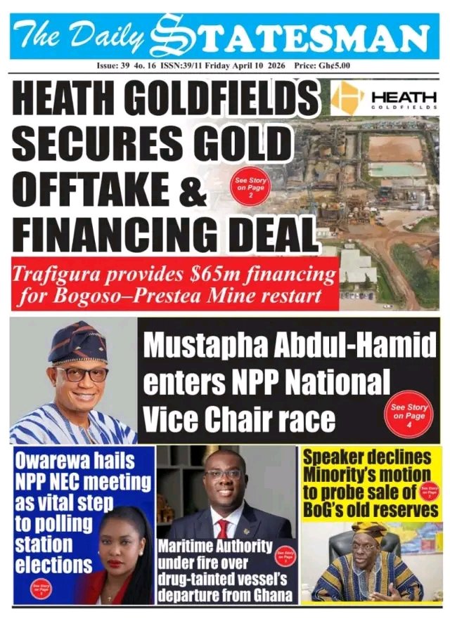 KwabreD's tweet photo. Ghana Newspapers Headline .... 10TH APRIL  2026 https://t.co/lGHoJOskIf