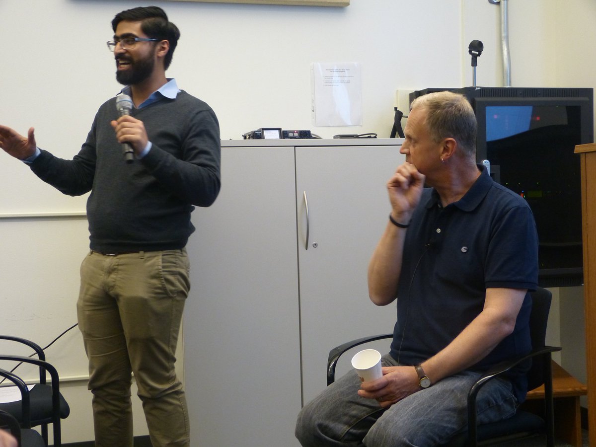 SteveWright1958's tweet photo. a seminar with Asad, 2015 https://t.co/HG8pqubz0b