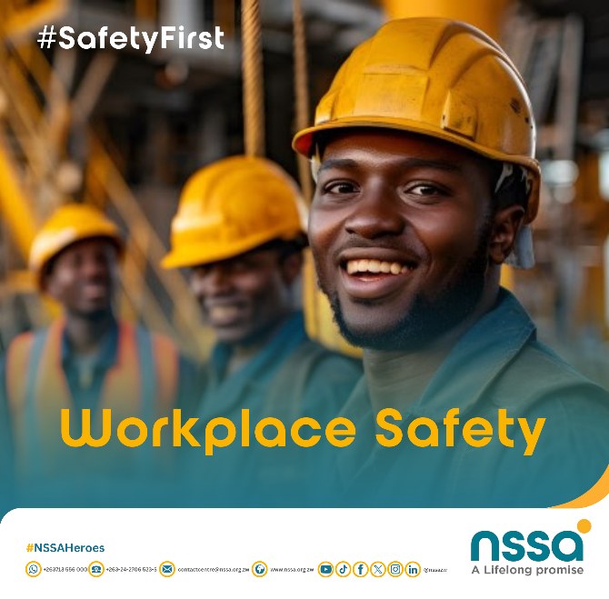 nssazw's tweet image. Workplace safety begins with awareness.
Identifying hazards early and implementing preventive measures helps reduce workplace injuries and protects   workers from harm.
Employers and employees share responsibility in maintaining safe workplaces.
#SafetyFirst #WorkplaceSafety