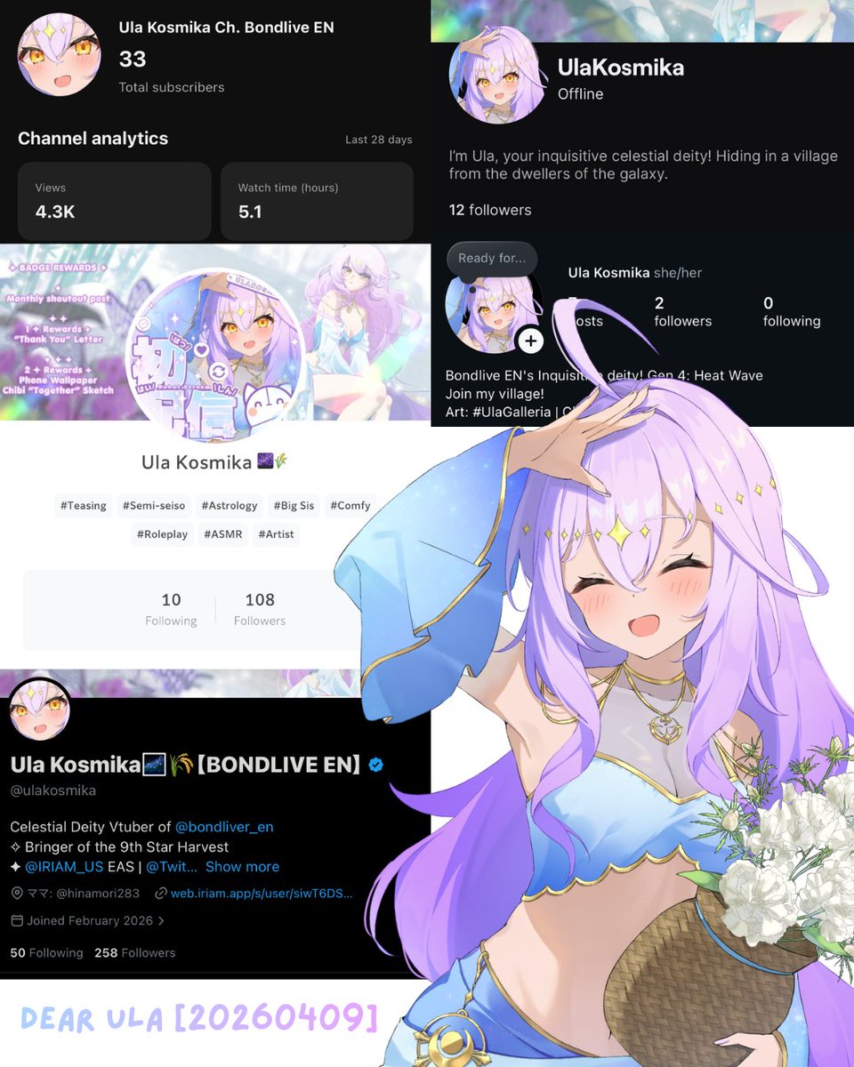 Ula Kosmika🌌🌾【BONDLIVE EN】 tweet media