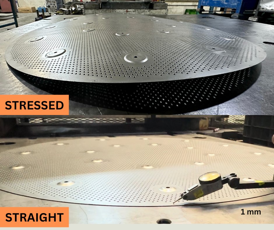 bastmachine's tweet photo. In sheet metal processing, even small deviations can lead to serious quality issues. With BAST Machine® leveling technology, we eliminate waviness and achieve consistent flatness even in challenging geometries. https://t.co/AjDCHzetzh