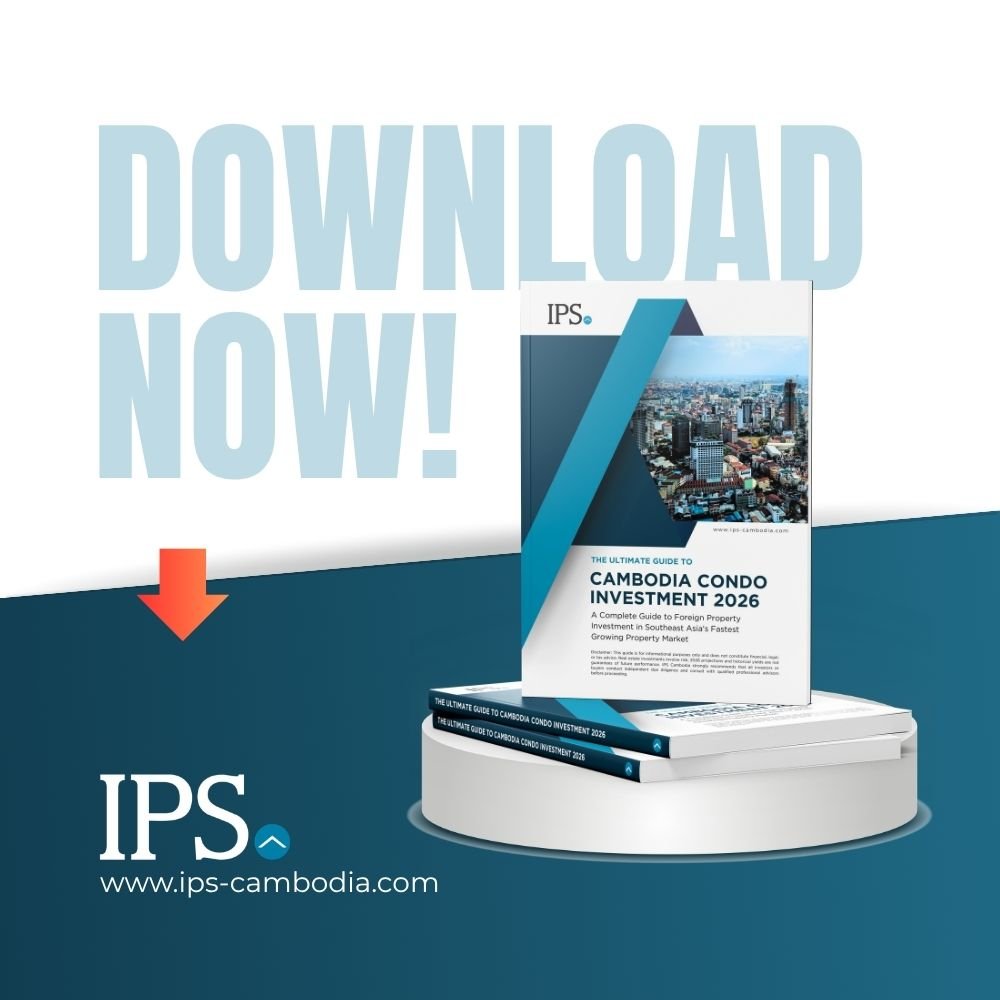 Have you read our Condo Investment Guide 2026 yet?
If you're looking to buy, invest, or better understand Cambodia’s condominium market in 2026, this guide is made for you.

Inside the guide:

📍 Location insights across Phnom Penh, Siem Reap &amp; Sihanoukville
⚖️ Legal updates