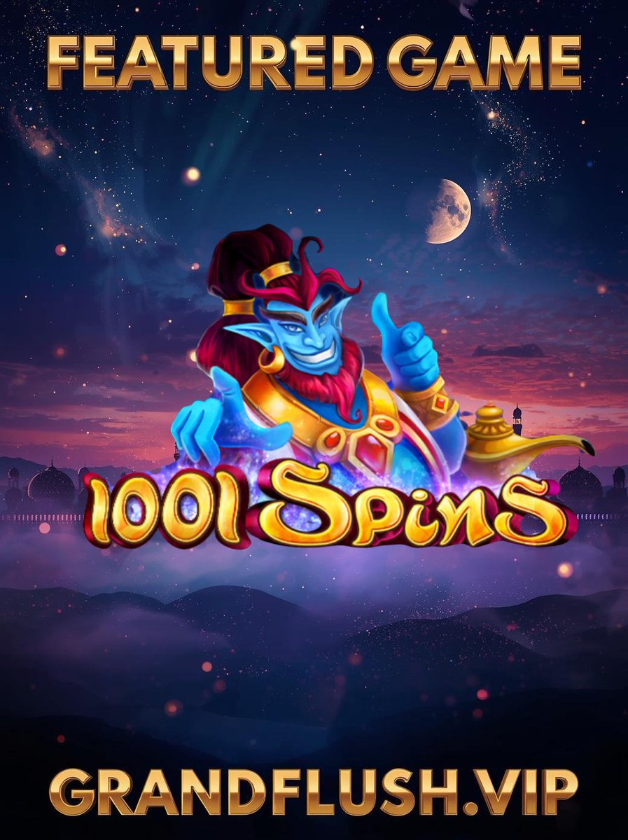 grandflushvip's tweet photo. 🌙💫 Ready for magical wins? 💫🌙

1001 Spins brings the power of the genie straight to your screen! 🧞‍♂️

💥 Massive payouts
💥 Stunning visuals
💥 Pure excitement
Don’t miss out — play today at https://t.co/T1bphQvWDl 🎰 https://t.co/7XQG73yo3w