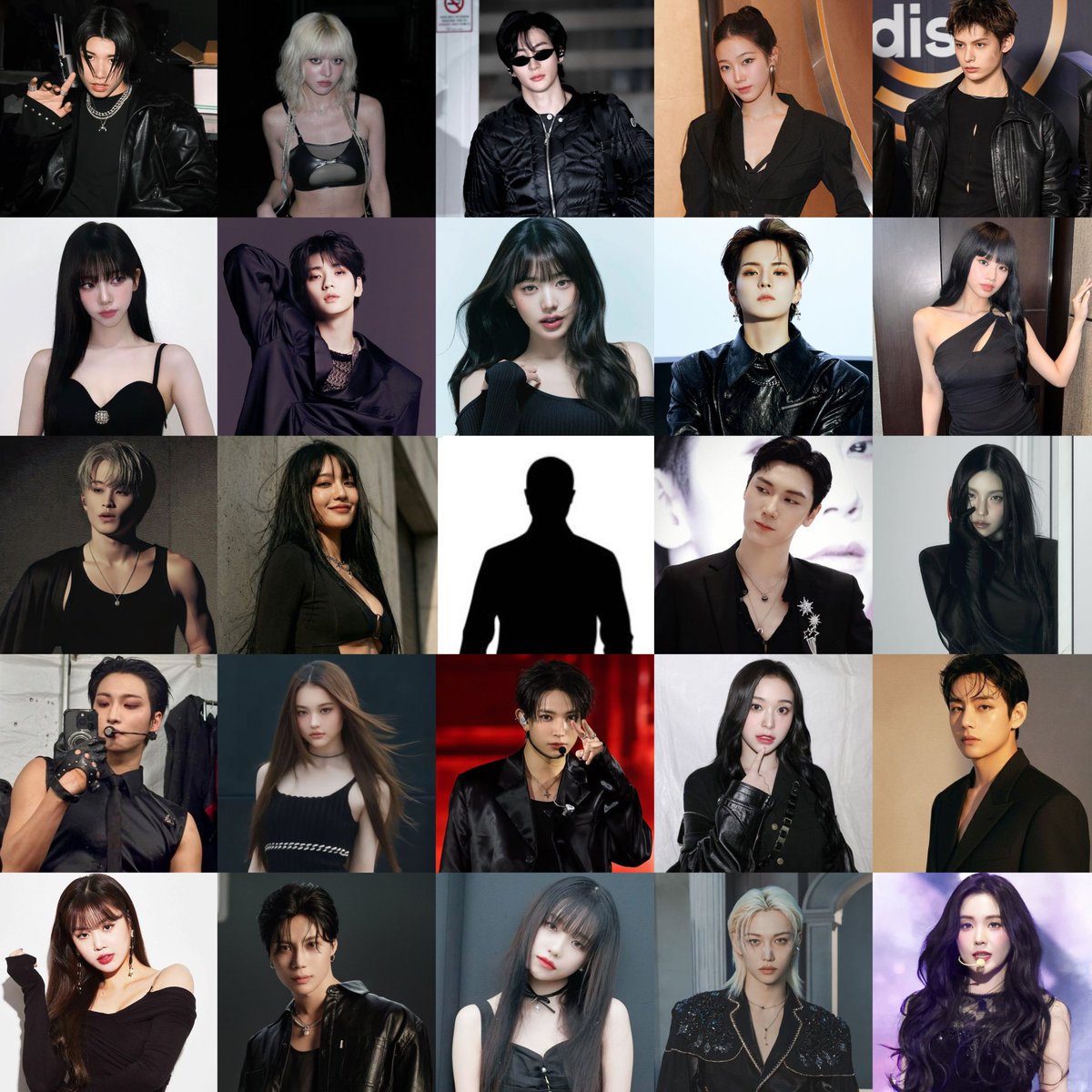 DreamCJen's tweet image. who in kpop owned the color black?