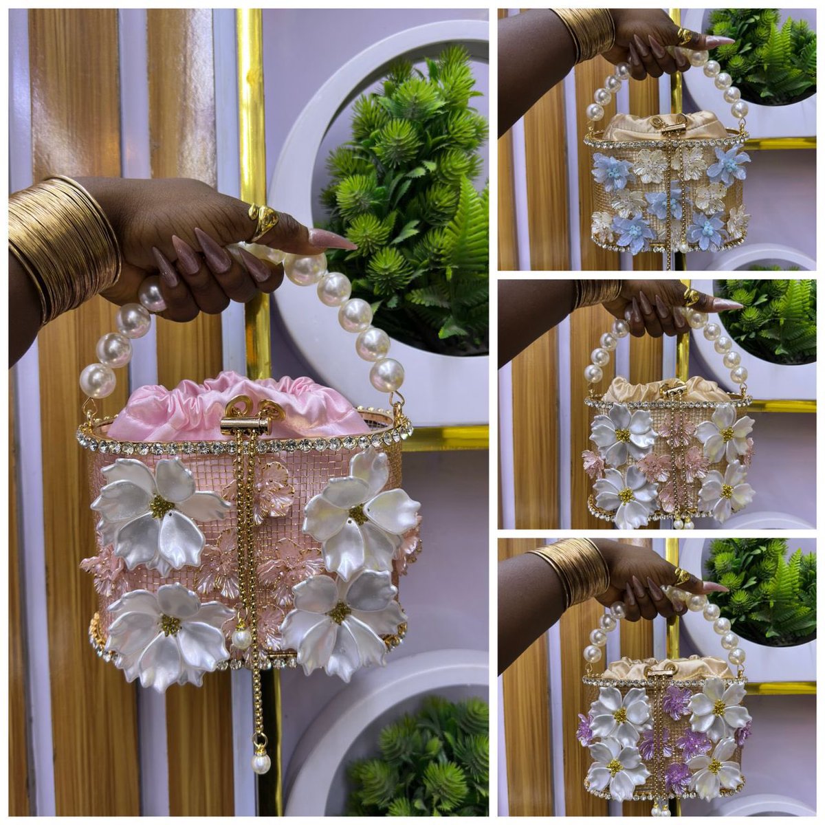 roezeeboutique's tweet photo. 🔥OWAMBE CLUTCH🔥

•All colors available as seen.

🏷: 40,000NGN each.
 
FREE DELIVERY in Lagos &amp; Nationwide🚛📦
Whatsapp link in bio https://t.co/0MvqzZPeBi