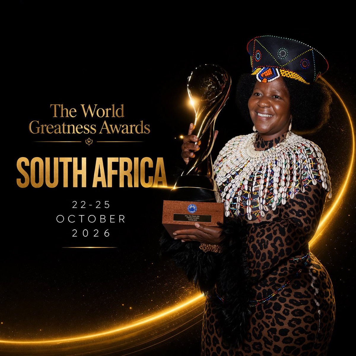 DrBusinge's tweet photo. A queen.
A crown.
A moment of greatness.

Zanzibar witnessed it.
The world will remember it.

South Africa 2026 — the next chapter begins.

#RoyalGreatness #WorldGreatnessAwards #CrownedInGreatness https://t.co/J143ibDpvI
