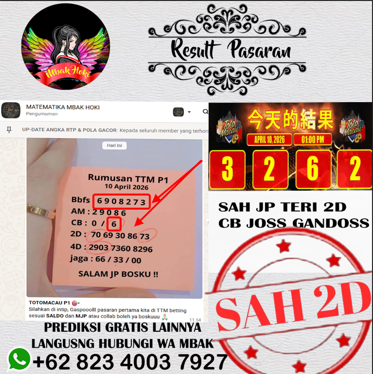 Mbak_hoki's tweet photo. TOTOMACAU P1 RESULT 3262 SAHHH JP 2D BOSSKUUU!!!
BALASKAN P2 JP PAUSSS BOSKUUU 🚀🚀 https://t.co/0sHTvT5cBp