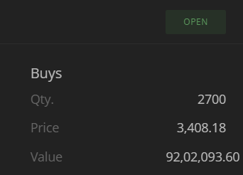 iManasArora's tweet image. #NewPosition - LONG in #NETWEB at 3408.18 

stop 1%

Target: t.ly/_XCrz

Disc: Not a buy recommendation. Do NOT copy and lose your capital because you are very likely to.