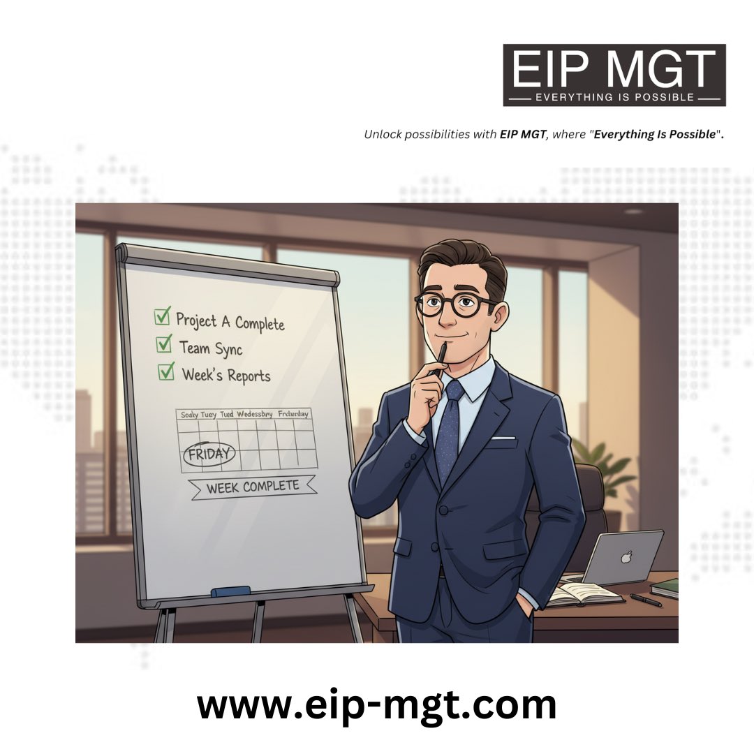 eipmgt's tweet image. Friday: what did you complete this week — not attend, not advance. Complete. The gap is diagnostic. Use it honestly. #EIPMGT #everythingispossible